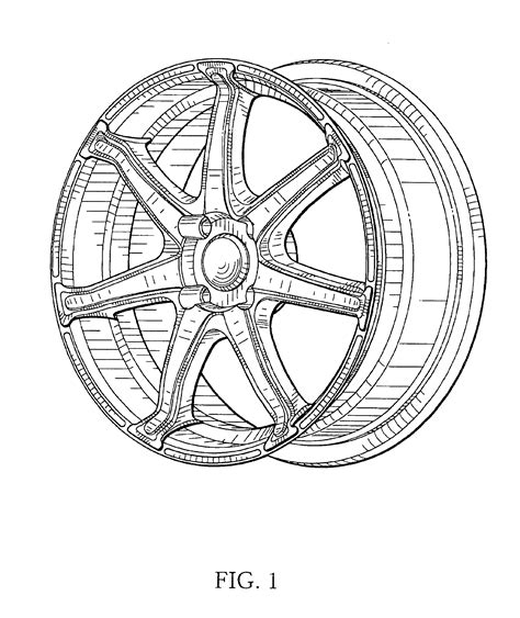 Patent USD500003 - Seven spoke alloy wheel - Google Patents