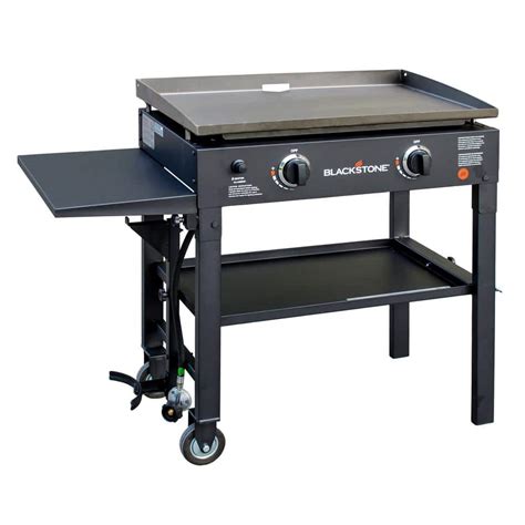 Blackstone 28 in. 2-Burner Griddle Cooking Station in Black 1517 - The Home Depot