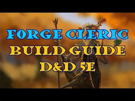 Forge Cleric Build: D&D 5e - YouTube