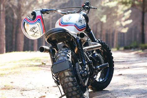 Gasoline Motor Co x Sailor Jerry Custom Triumph Scrambler