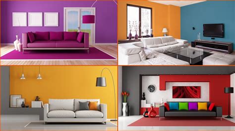 100+ Living Room Colour Combination And Wall Painting Design Ideas | Home Painting Color ...