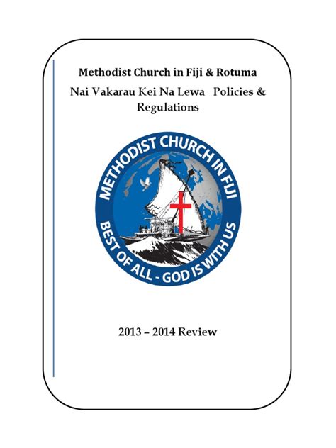 Methodist Church in Fiji Draft Revised Policies and Regulations ...