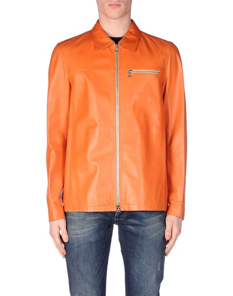 Lyst - Prada Jacket in Orange for Men