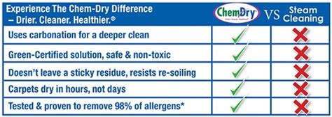 Chem-Dry vs Steam Cleaning