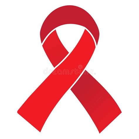 International Aids Day Red Ribbon Aids Logo Vector Illustration Stock Vector - Illustration of ...