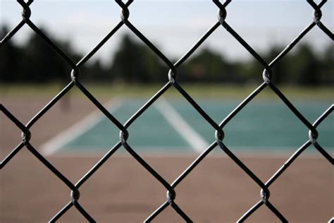 Free picture: wire fence, metal fence, tennis court