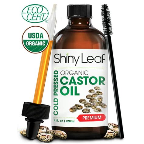 Organic Castor Oil For Hair Growth and Eyelashes Prevents Hair Breakage ...