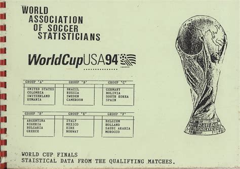 WORLD CUP USA 94 - STATISTICAL DATA FROM THE QUALIFYING MATCHES ...