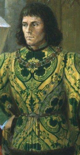 Richard, Duke of Gloucester by Graham Turner, detail of painting Anne ...