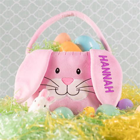 Embroidered Personalized Easter Baskets | GiftsForYouNow