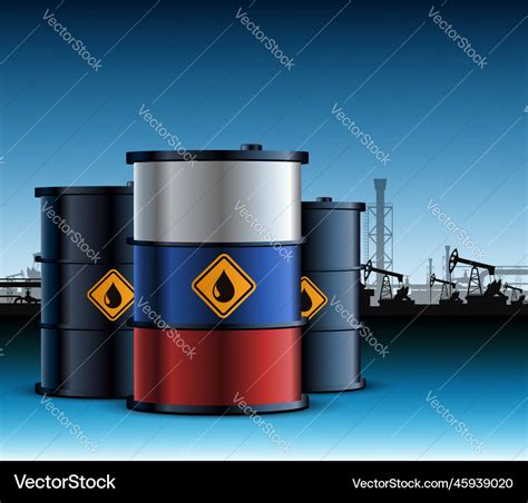 Barrel of oil with the russian flag Royalty Free Vector