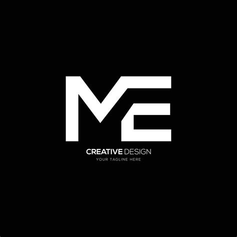 Letter M E creative design logo 12766715 Vector Art at Vecteezy