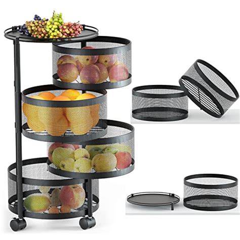 Best Rotating Kitchen Storage Rack For Your Home