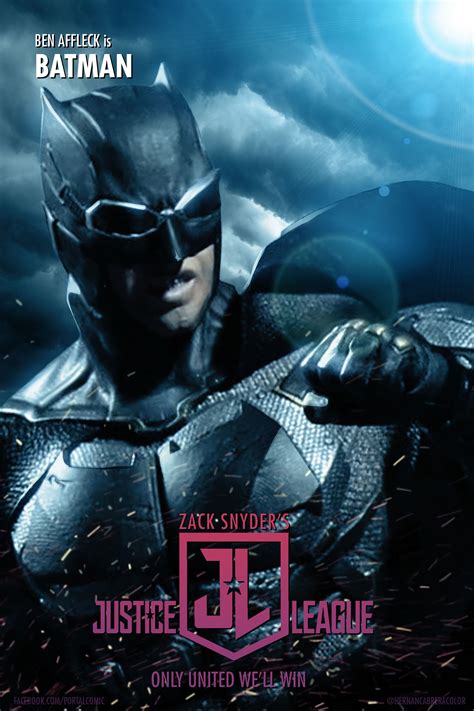 Zack Snyder's Justice League Fan Poster - BATMAN by PortalComic on DeviantArt Dc Comics Heroes ...