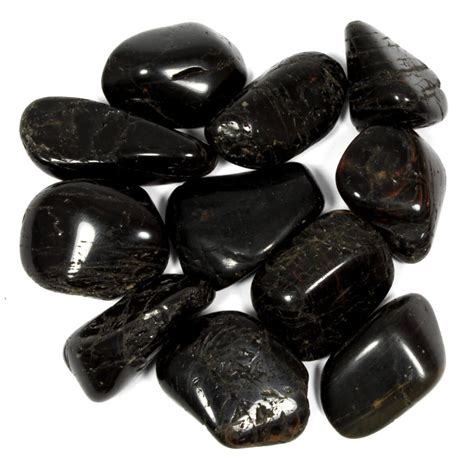 Black Tourmaline Polished Tumblestone Healing Crystals – The Psychic Tree