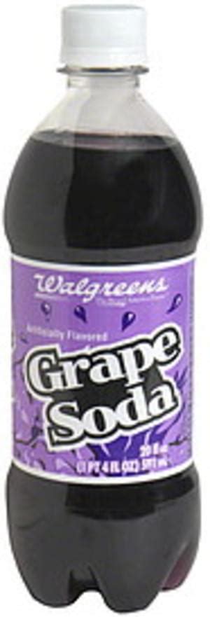 Walgreens Grape Soda - 20 oz, Nutrition Information | Innit