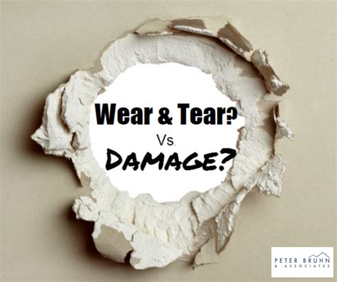 | What is the difference between ‘wear and tear’ and ‘damage’?