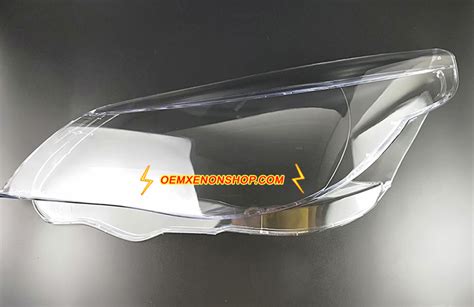 BMW 5Series Headlight Assembly Lens Cover E60 E61 Headlamp Plastic Lenses Covers Replacement