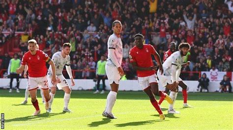 Nottingham Forest 1-0 Liverpool: Taiwo Awoniyi scores winner against former club - BBC Sport