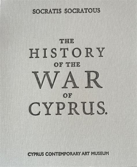 The History of the War of Cyprus – Moufflon Bookshop