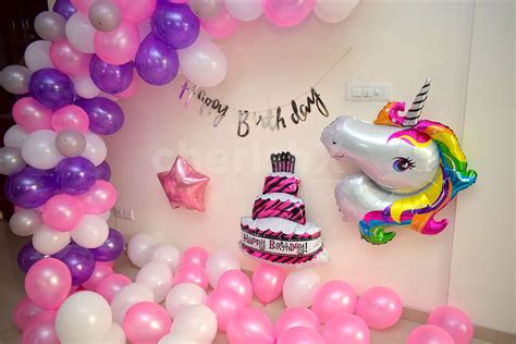 Unicorn Theme Birthday Decoration for Kids Birthday in Delhi, Gurgaon ...