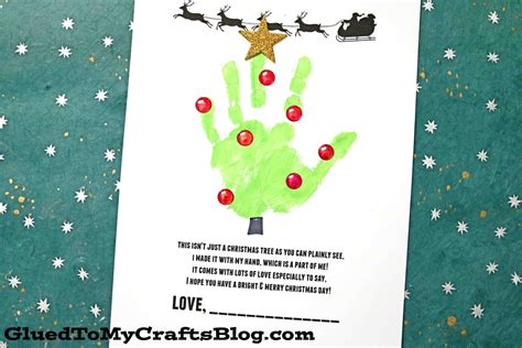 Handprint Holiday Poems For Christmas