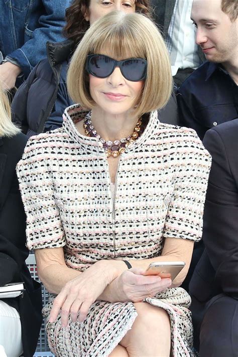 Anna Wintour – Chanel Show Spring Summer 2017 in Paris | GotCeleb