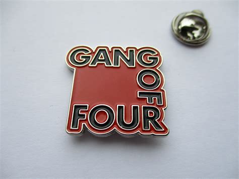 GANG OF FOUR post punk METAL BADGE – Savage Amusement