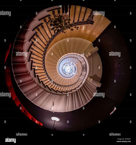 Cecil Brewer staircase - Heals, Tottenham Court Road Stock Photo - Alamy