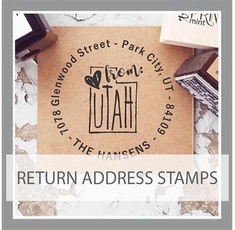 Custom Wedding, Return Address, and Novelty Stamps by The Print Mint