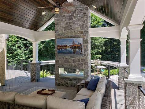 SkyVue Outdoor TV | Ways to Use a Weatherproof TV in Your Deck Design