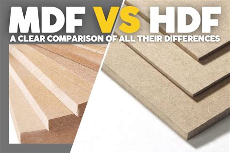 MDF Vs HDF: A Clear Comparison Of All Their Differences