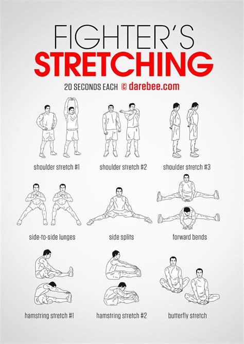 Fighter's Stretching | Martial arts workout, Mma workout, Boxing ...