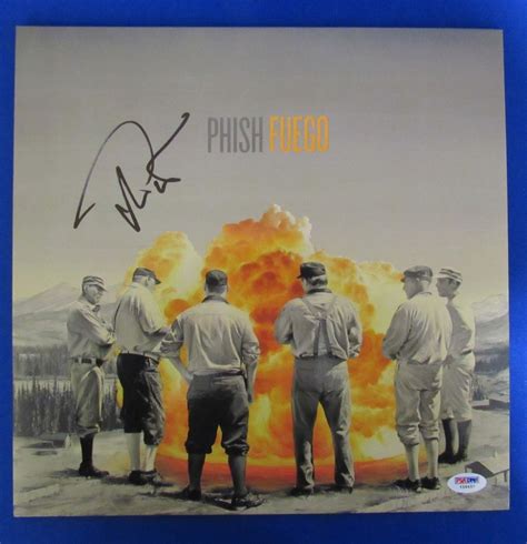 Trey Anastasio Signed Phish "Fuego" Vinyl Record Album Cover (PSA Hologram) | Pristine Auction