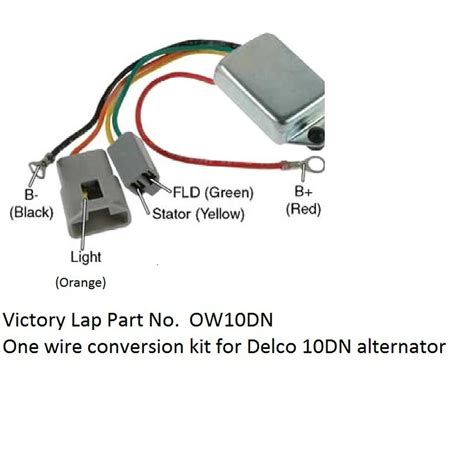 One Wire Alternator Conversion Kit OW10DN - Walmart.com - Walmart.com