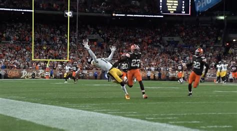 The Sideline Angle Of George Pickens' Catch vs Browns Is Incredible ...