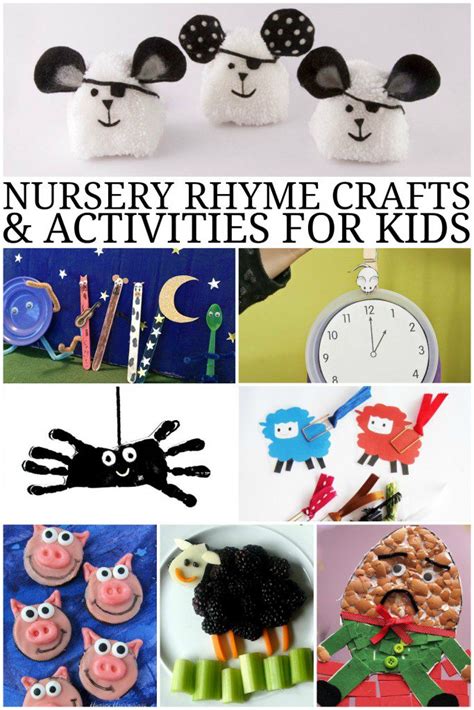 Nursery Rhyme Crafts and Activities for Kids - Frugal Mom Eh!