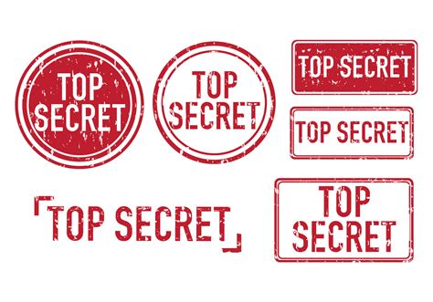 Top Secret Vector Stamps - Download Free Vector Art, Stock Graphics & Images