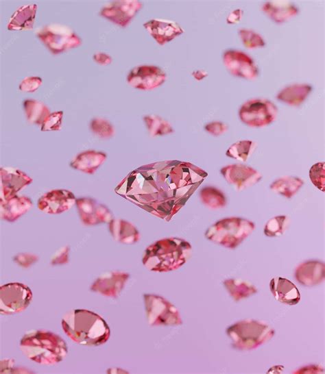 Download A brilliant pink diamond glistening in light | Wallpapers.com