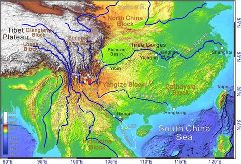 Red River Southeast Asia Map | Australia Map