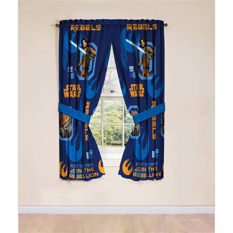 Star Wars Rebels Boys Bedroom Curtain Panels, 2 Count - Walmart.com