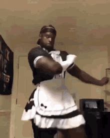 Maid Man Dancing GIF - Maid Man Dancing - Discover & Share GIFs