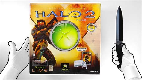 Original Xbox "HALO 2" Console Unboxing (Rare) + Collector's Edition - YouTube