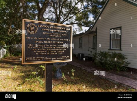 Zora neale hurston florida hi-res stock photography and images - Alamy