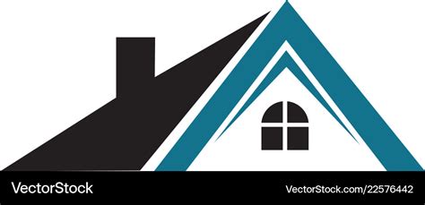 Home real estate logo Royalty Free Vector Image