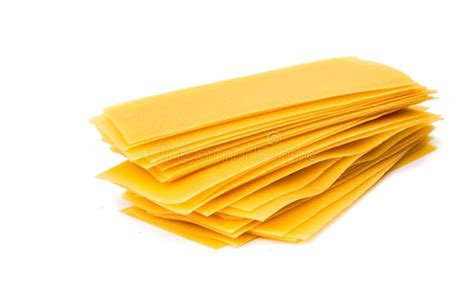 Uncooked Lasagna Pasta Isolated Stock Image - Image of healthy, yellow: 68566983