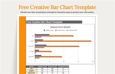 Creative Bar Chart Template in Excel, Google Sheets - Download | Template.net