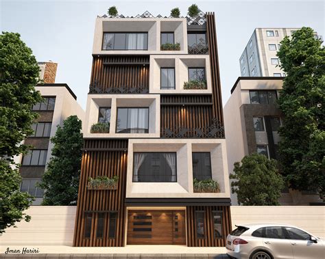 Residential modern facade deign :: Behance