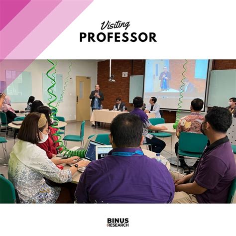 Visiting Professor at Binus Bekasi Campus – Research