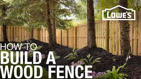 How to Build a DIY Privacy Fence | Lowe's